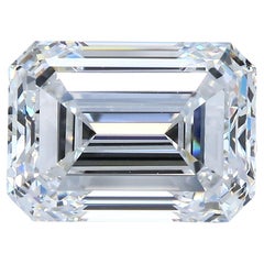 GIA Certified 6.02ct D VS1 Emerald Cut Diamond Loose or Set in Solitaire Ring
