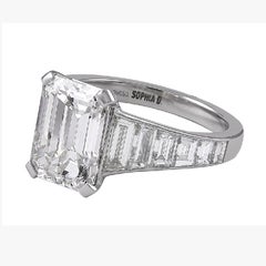 GIA Certified 6.04 Carat Diamond Engagement Ring
