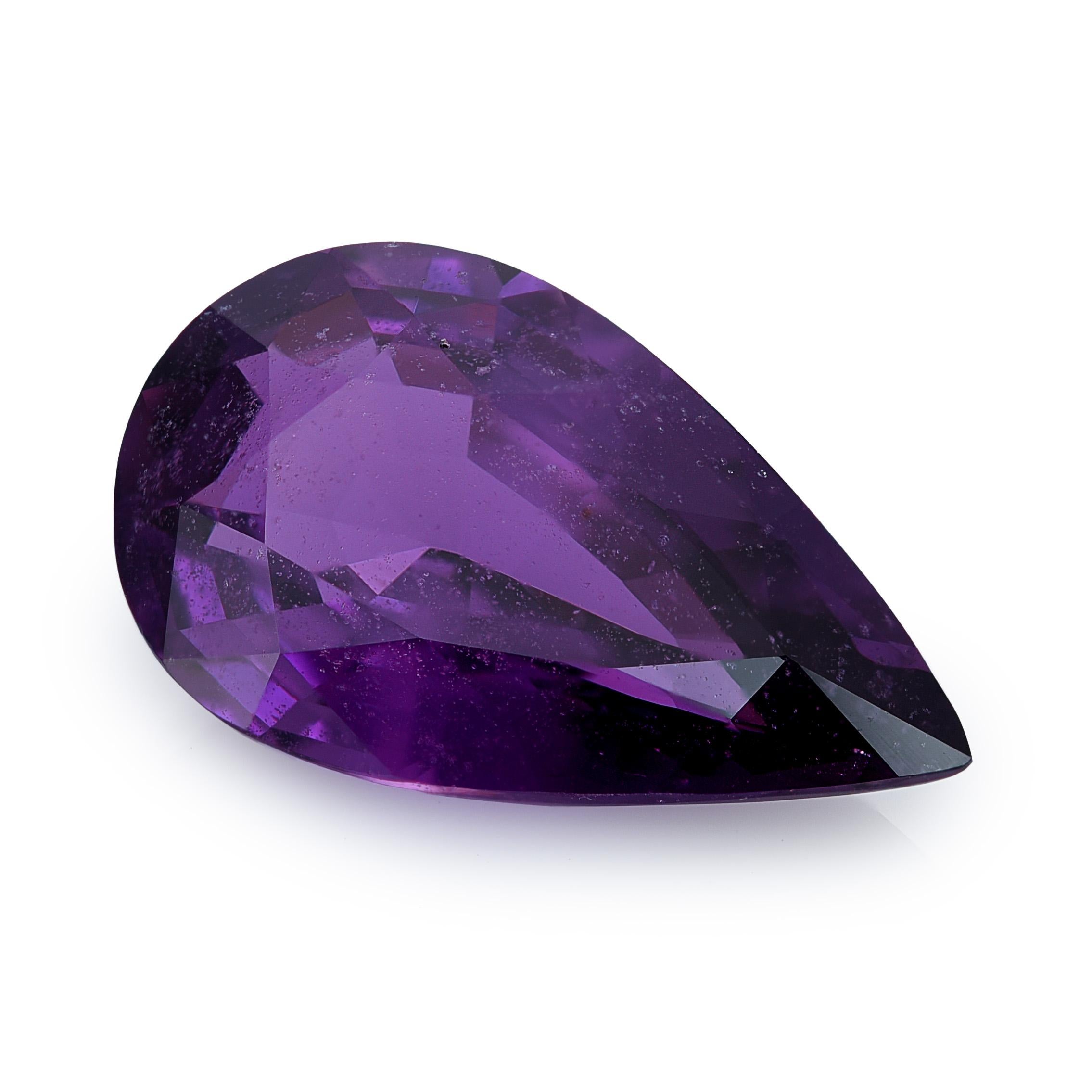 Mixed Cut GIA Certified 6.05 Carats Unheated Purple Sapphire For Sale