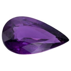 Saphir violet non chauffé certifié GIA 6.05 carats