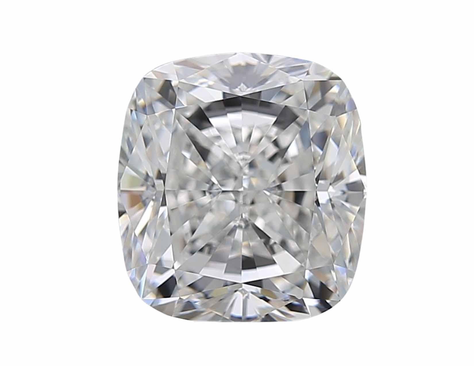 Contemporary GIA Certified 6.06 Carat Cushion Cut Diamond E Color VVS2 Clarity Ring with pavè For Sale