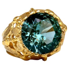 GIA Certified 6.08ct Lab Spinel Ring 14kt*
