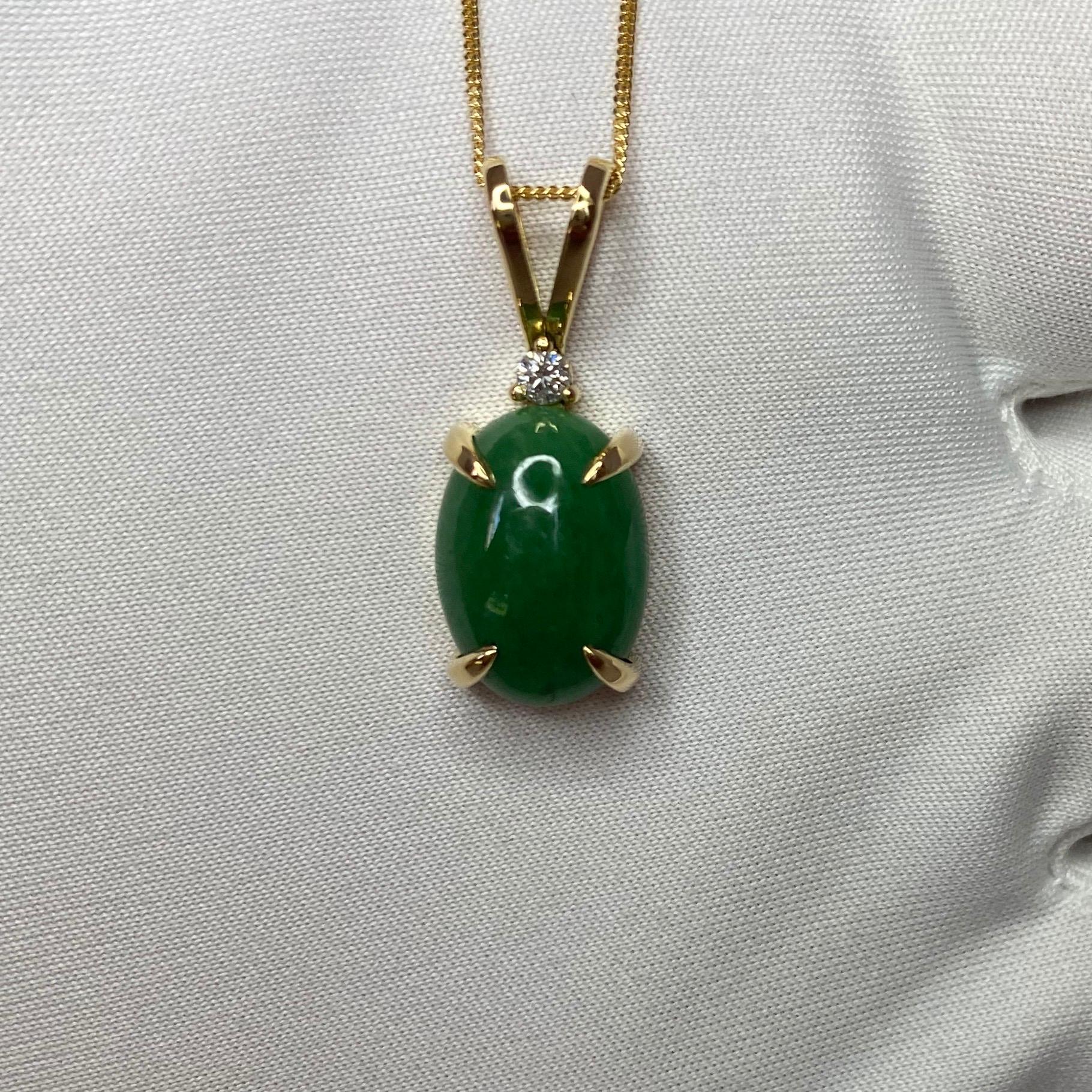 Women's or Men's x2 GIA Certified Jadeite 18k Pendants Custom Listing As in messages - No Chains