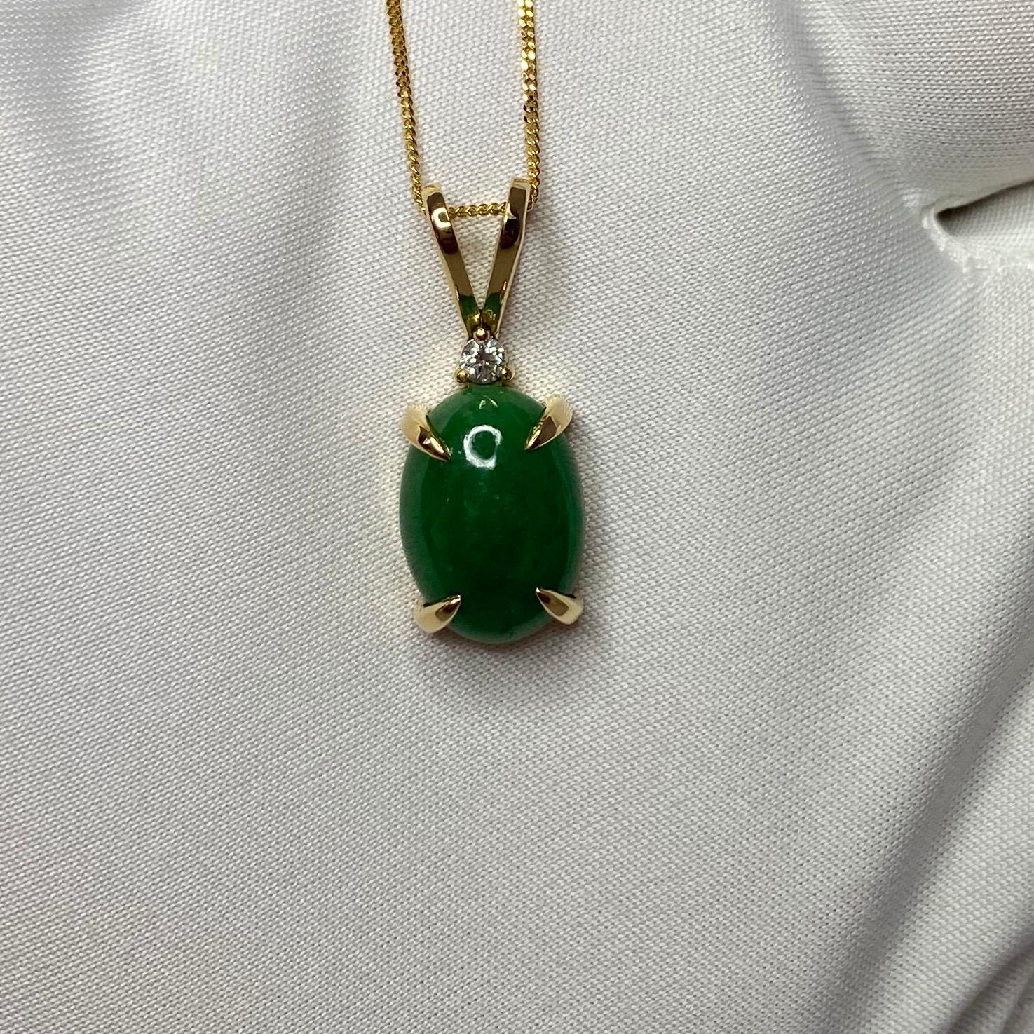 x2 GIA Certified Jadeite 18k Pendants Custom Listing As in messages - No Chains 2