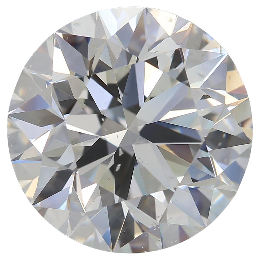 GIA-zertifizierter 6,11ct runder Brillant I SI1 lose oder in Solitärring gefasst