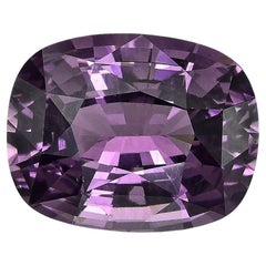 GIA Certified 6.21 carats Natural Purple Spinel, August Birthstone, Loose Spinel