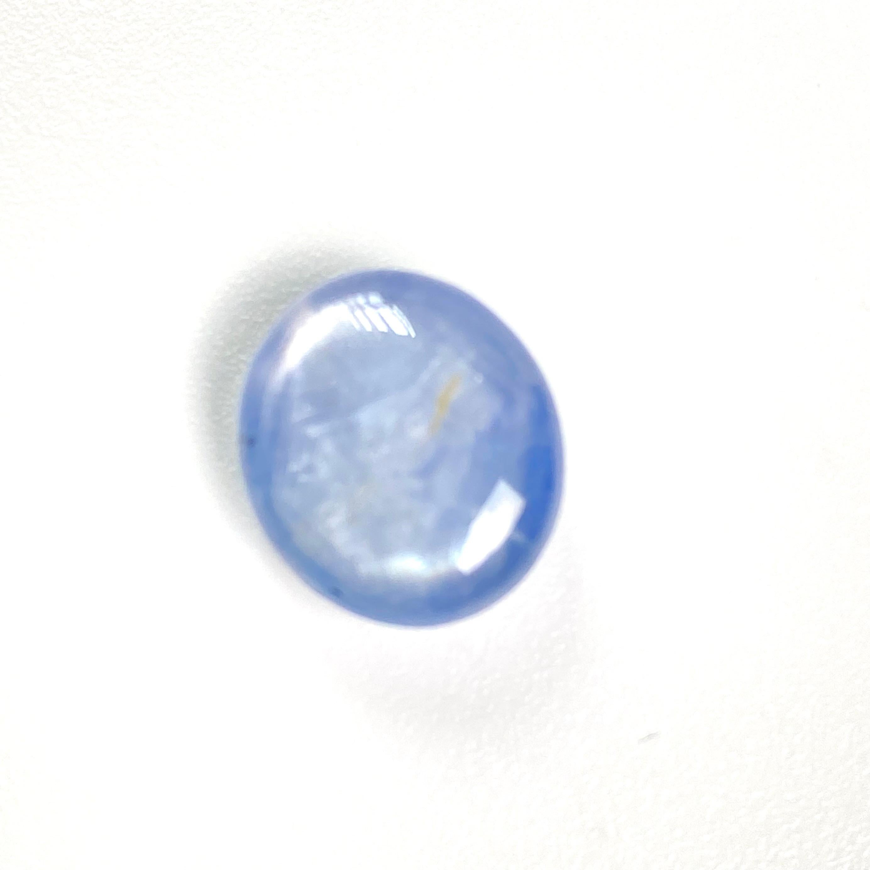 Contemporary GIA Certified #6234058393 No Heat Ceylon Natural Star Sapphire 18.66 carats For Sale