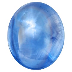 Saphir étoilé naturel de Ceylan 18,66 carats certifié GIA n° 6234058393 non chauffé