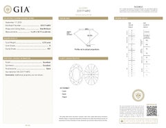 GIA zertifiziert 6,33ct E VS1 Oval Diamant lose oder in Solitär-Ring gesetzt
