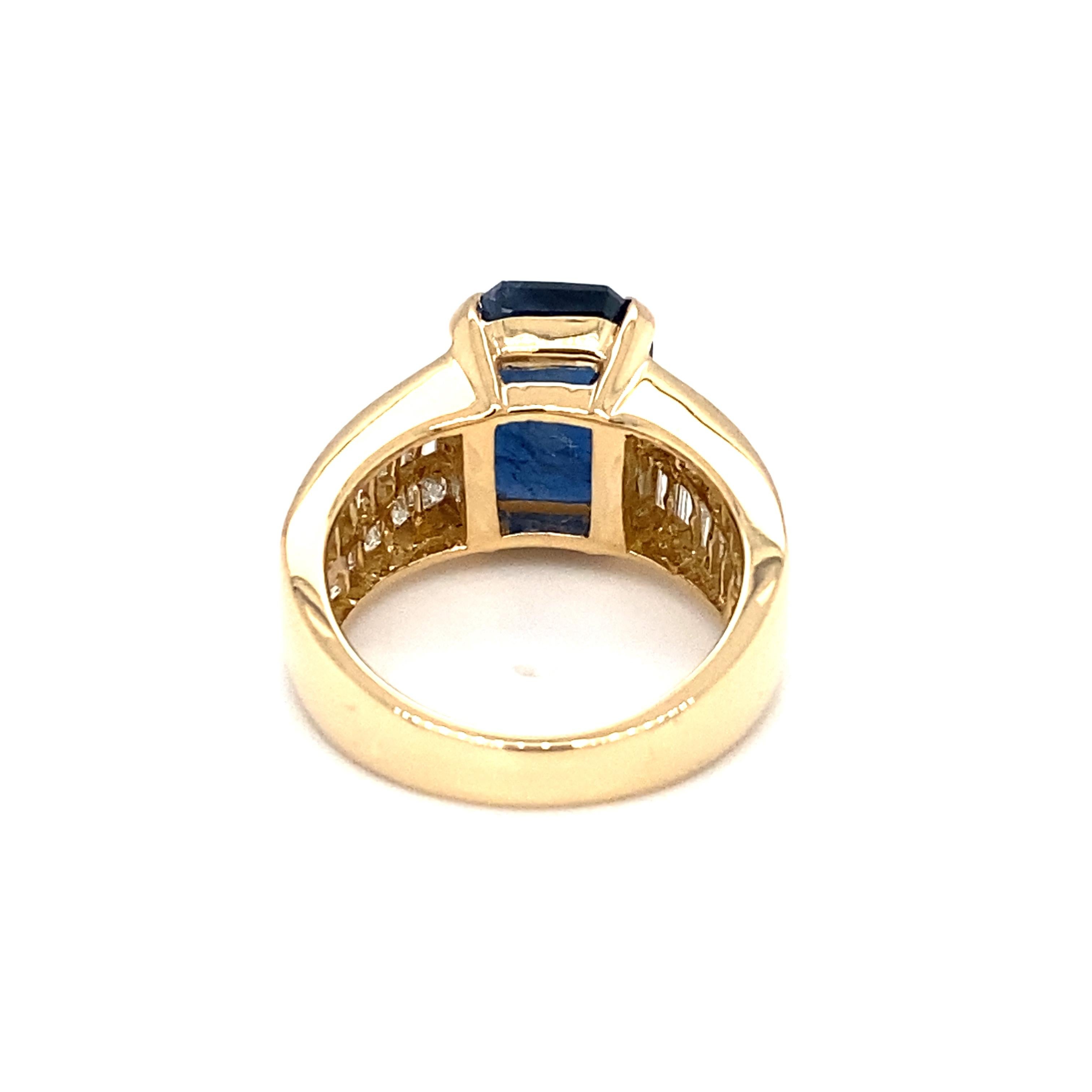 Item Details: This spectacular ring features a center GIA certified Burma sapphire (report # 6227539182) and accent VVS diamonds.

Circa: 2000s
Metal Type: 18 Karat Yellow Gold
Weight: 9.9 grams
Size: US 6.5, resizable

Diamond Details:

Carat: 2.0