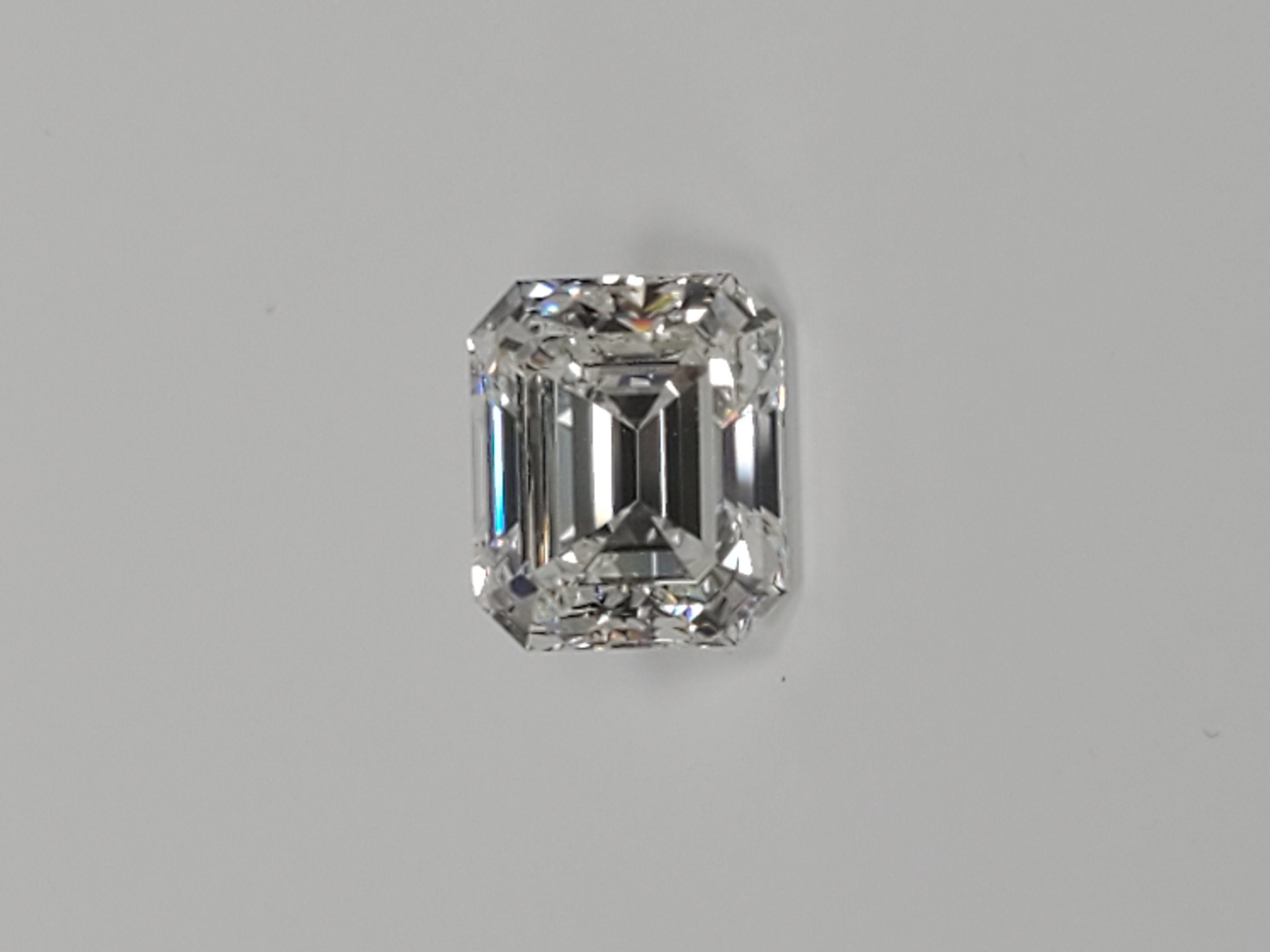 GIA Certified 6.41 Carat G VS2 Emerald Cut Diamond In New Condition In New York, NY