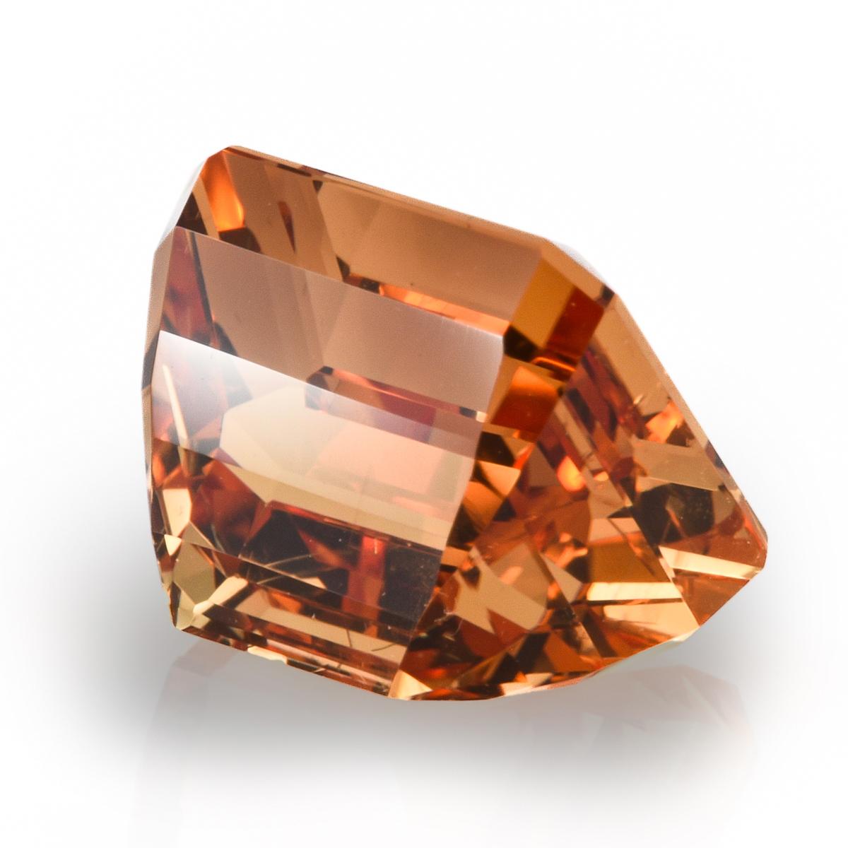 GIA Certified 6.41 Carats Imperial Topaz In New Condition For Sale In Los Angeles, CA