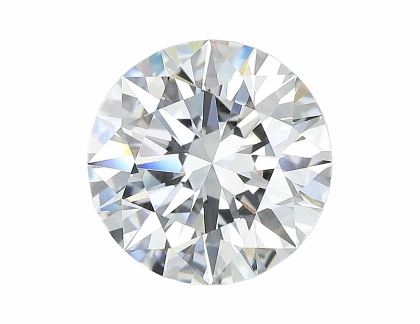 Contemporaneo Anello con diamante Brilliante rotondo certificato GIA da 6,52 carati e Baguette affusolate in vendita