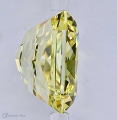 GIA Certified 6.53 Carat Natural Fancy Intense Yellow VS1 Radiant Cut Diamond