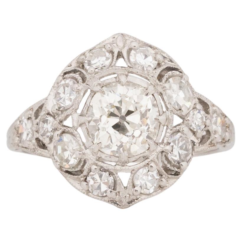 GIA Certified 1.66 Carat Art Deco Ruby White Diamond Platinum ...
