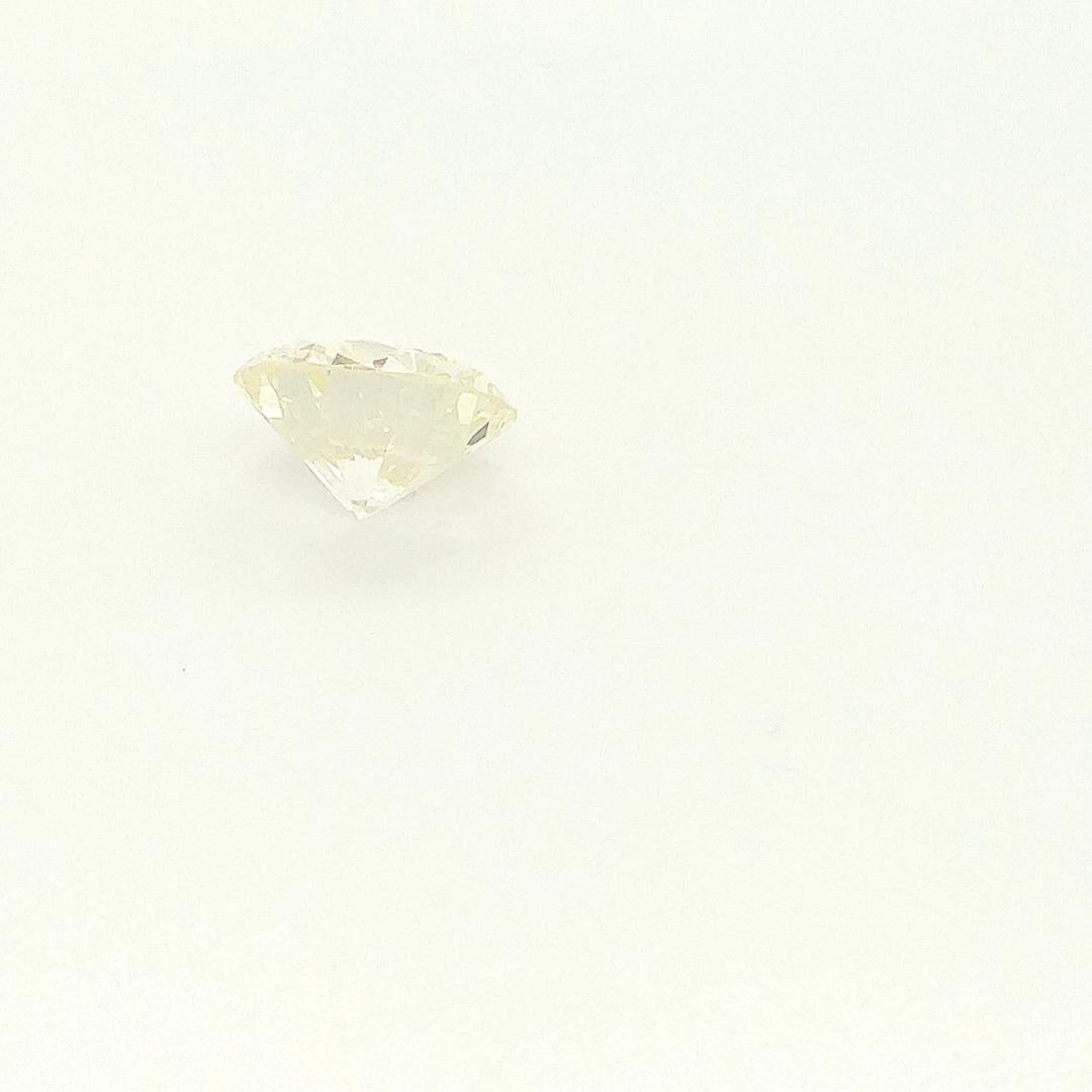 Round Cut GIA Certified 6.69 Carat Round Q-R Vs2 Diamond Gia #5212043075