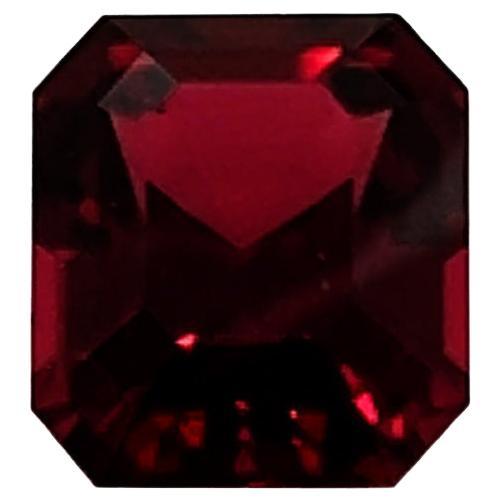 Stunning eye clean, transparent RED WINE colored GARNET, ready for you to make a cocktail ring or a necklace with! GIA Certified, Octangonal Shape, Step Cut and Transparent  - this gem is beyond! This January birthstone could be set it Vertical or