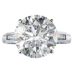 GIA Certified 10.88 Carat Round Diamond Ring GIA Certified 10.88 Carat Round Diamond Ring