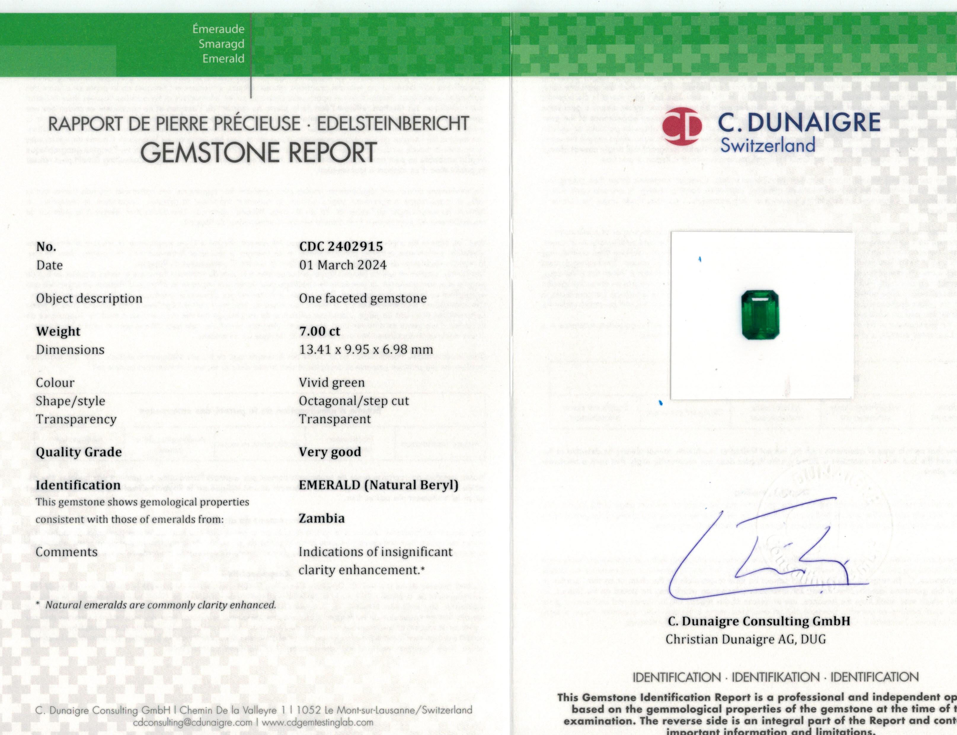 GIA Certified 7 Carat VIVID Green Emerald Diamond Platinum Ring In New Condition For Sale In Chicago, IL