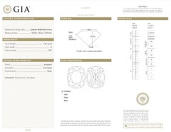 GIA Certified 7 Carat VS1 Cushion Cut Diamond Ring
