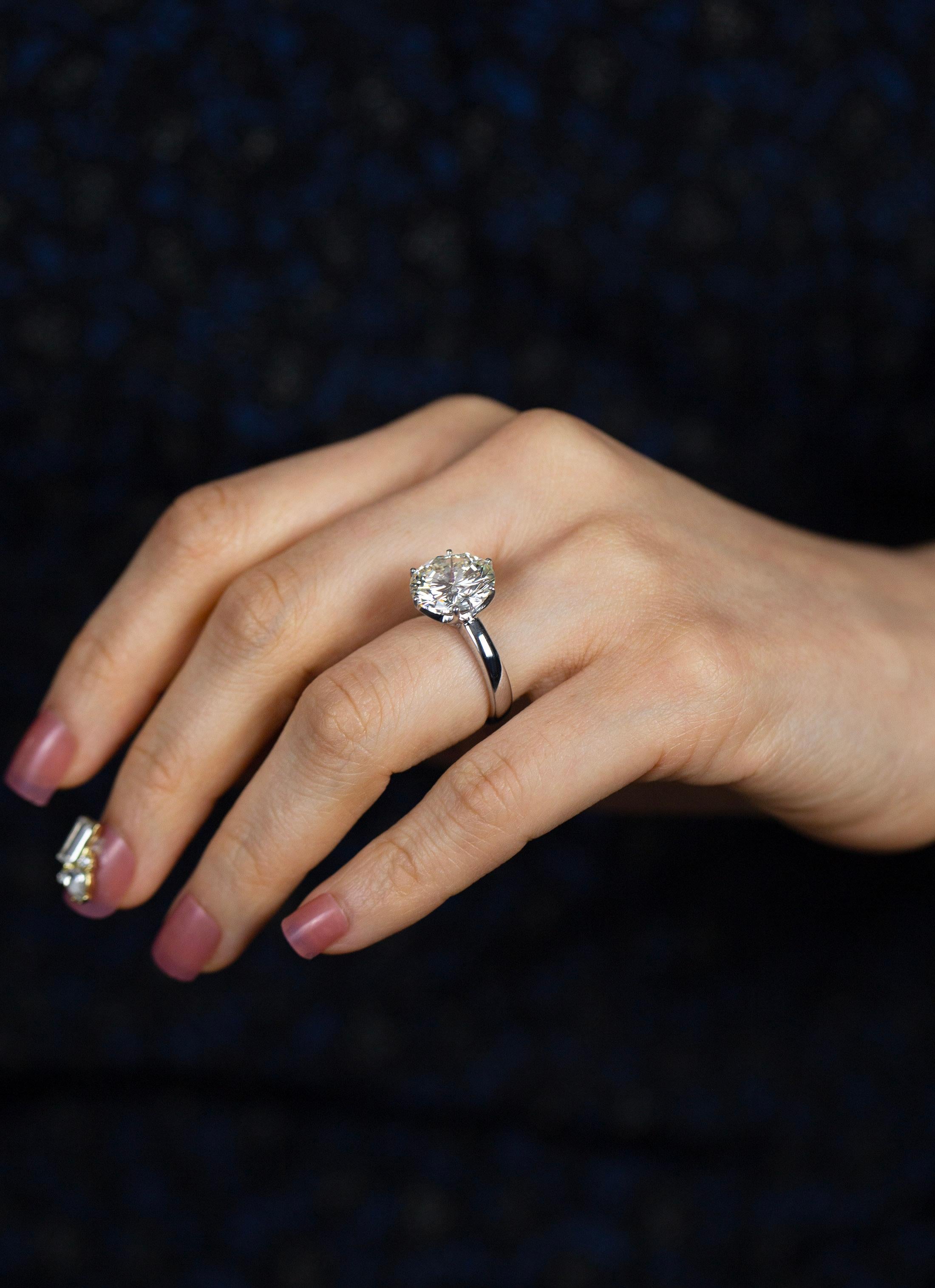 large solitaire diamond ring