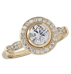 GIA Certified .70 Carat Diamond Engagement Ring