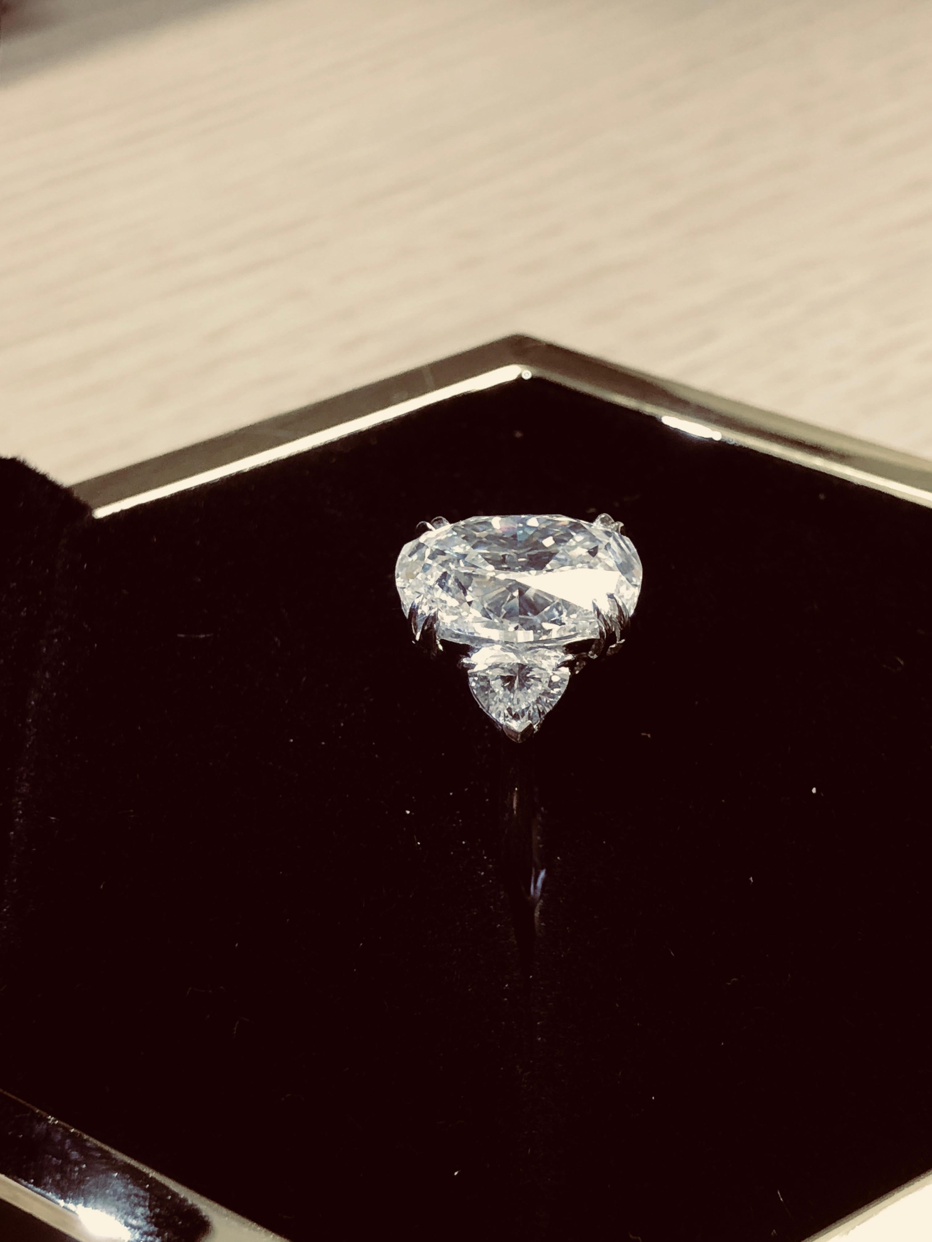 7 carat diamond ring oval