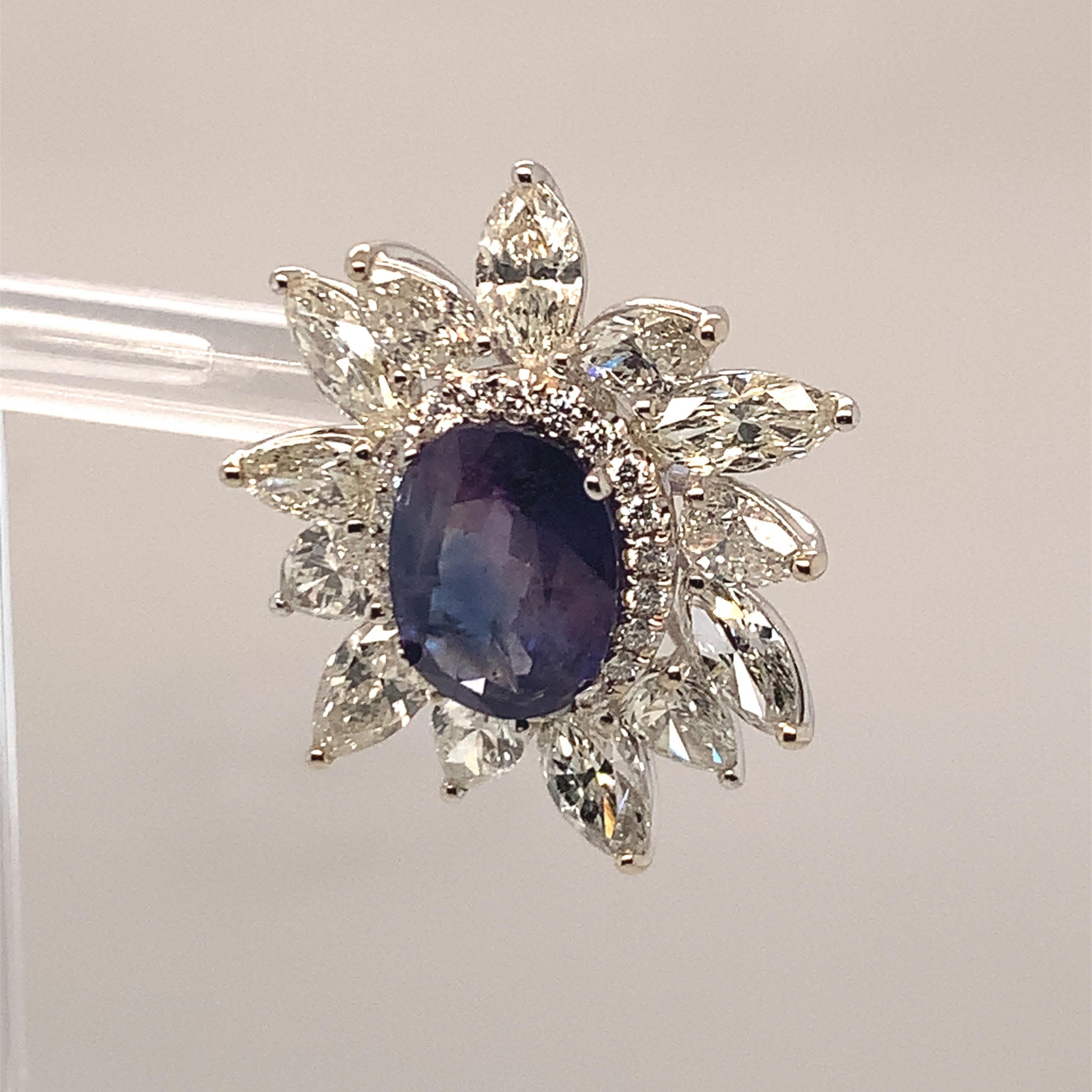 kashmir sapphire earrings
