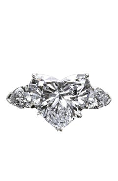 GIA Certified 7.20 Carat D color Flawless Type 2A Diamond Ring