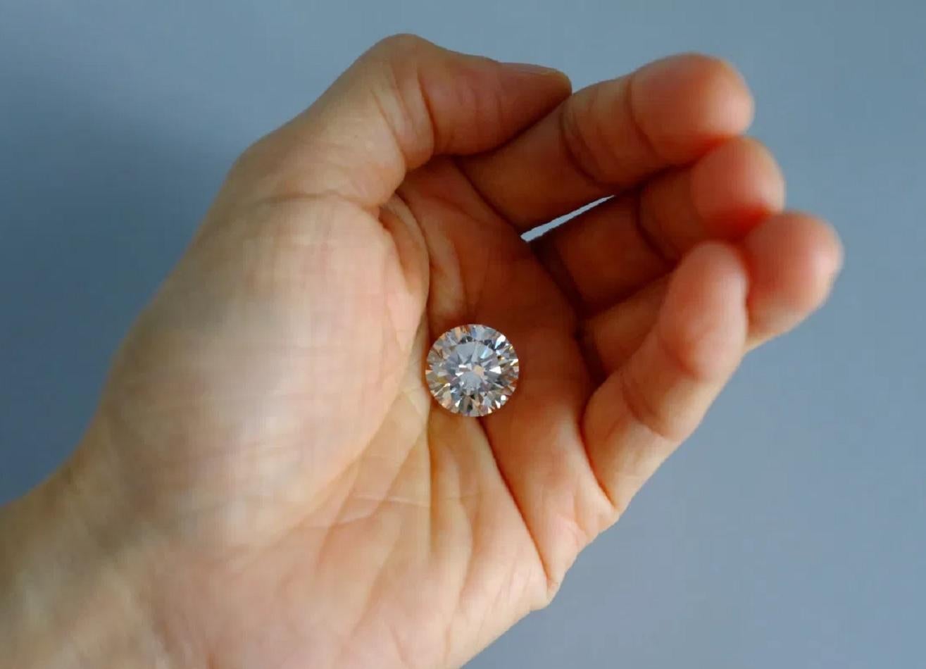 This diamond is one of many large and beautiful diamonds in our stock so please inquire with us if  your need  a special price only through 1stDibs. 