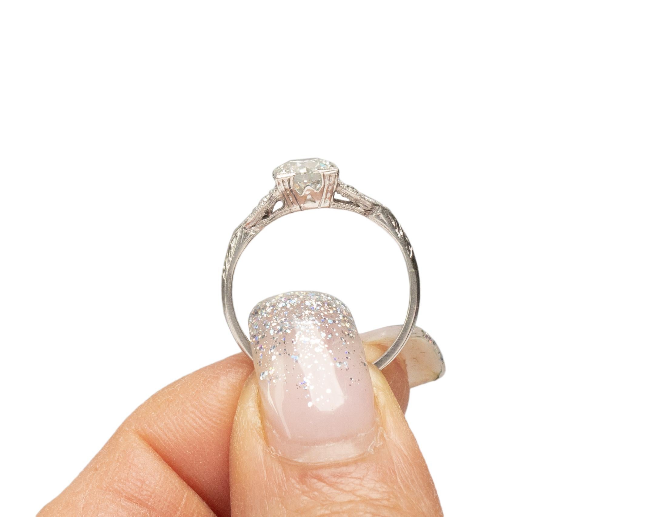 Anello di fidanzamento certificato GIA da .73 carati in vendita 3