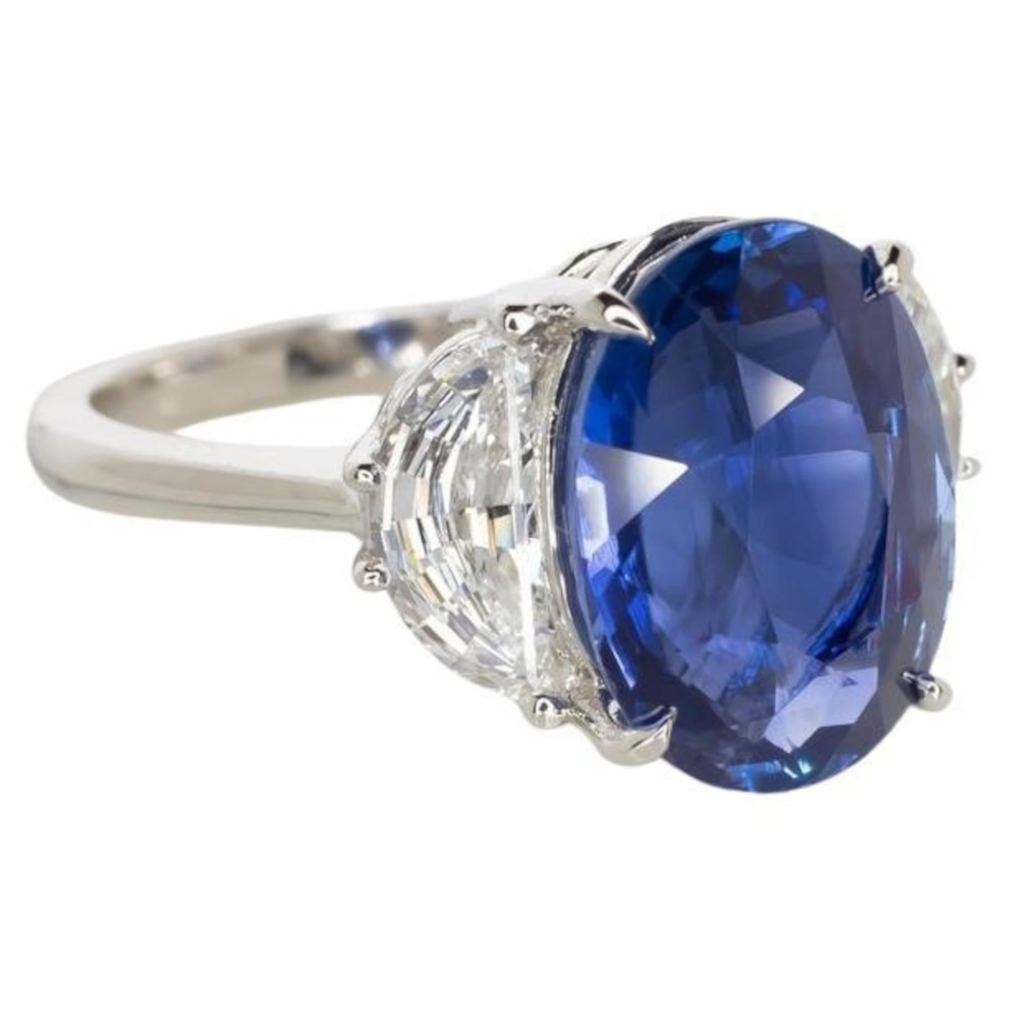 GIA Certified 7.39 Carat VIVID Blue Unheated Diamond Engagement Ring is a remarkable piece. The GIA certification adds assurance of quality, as it is one of the most respected grading organizations. At 7.39 carats, this diamond is significant in