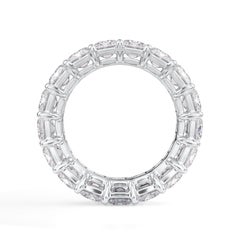 GIA Certified 7.5 Carat Emerald Eternity Band