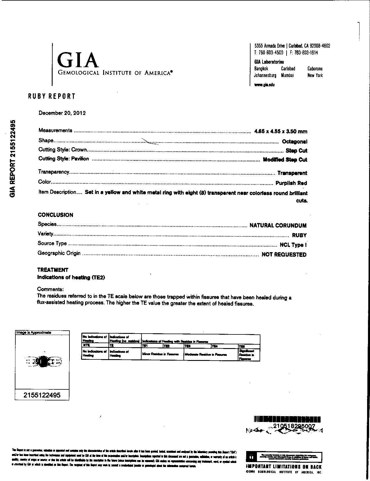 Bague de fiançailles en or avec diamants et rubis de 0,75 carat certifié GIA en vente 3