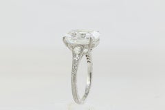 7.51 Carat Asscher F VS1 GIA Cut Engagement Ring