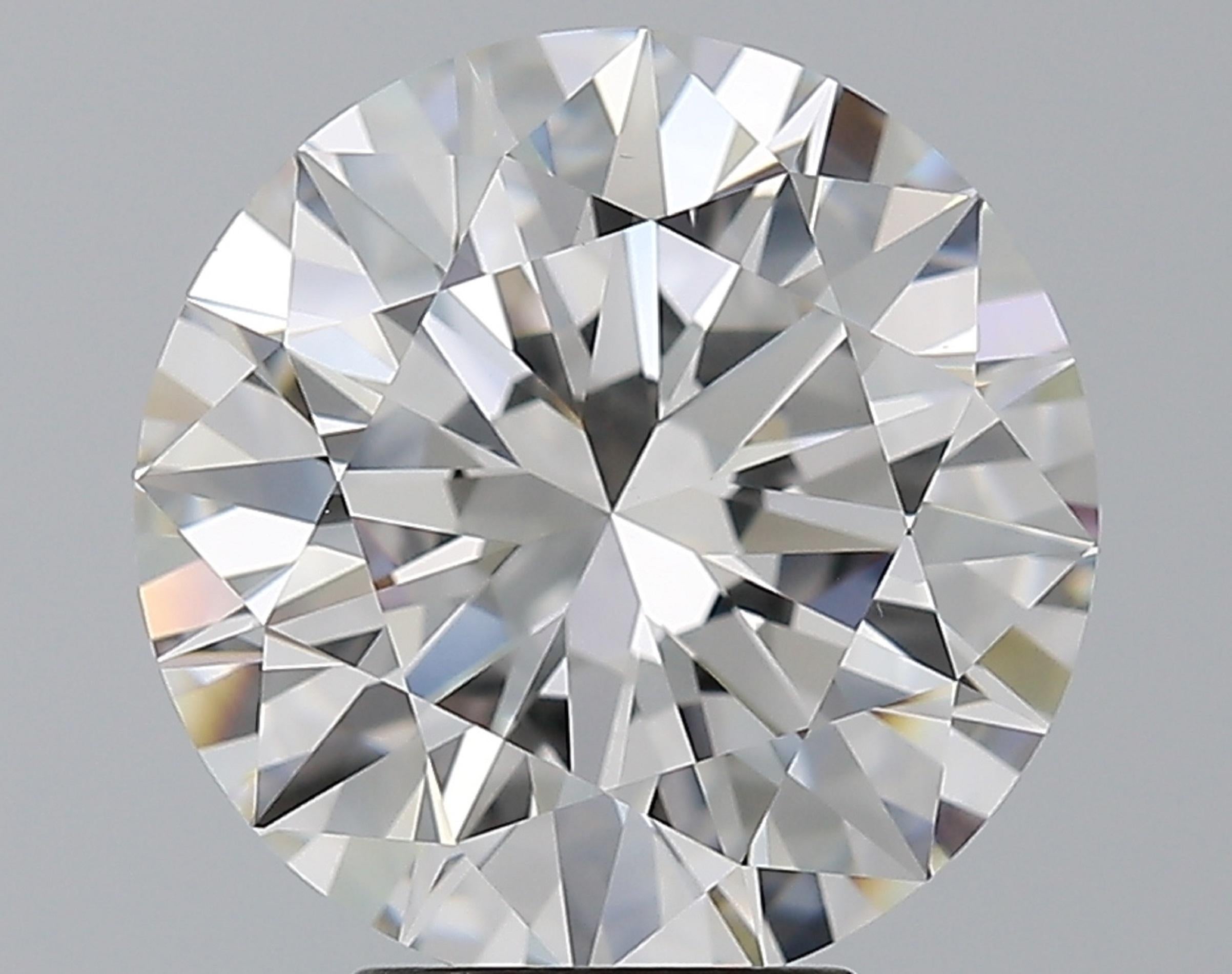 Contemporary GIA Certified 7.01 Carat Round Cut Diamond Engagement Solitaire Ring in Platinum For Sale
