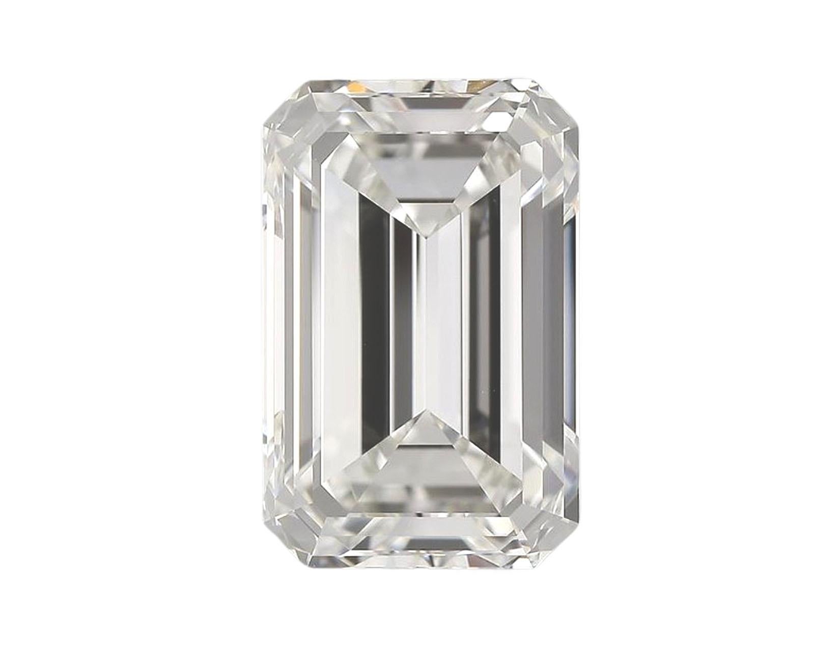 Contemporary GIA Certified 7 Carat Emerald Cut Diamond VS1 Clarity Solitaire Ring For Sale