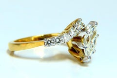 GIA Certified .77 Carat Marquise Shape Diamond Ring 14 Karat*