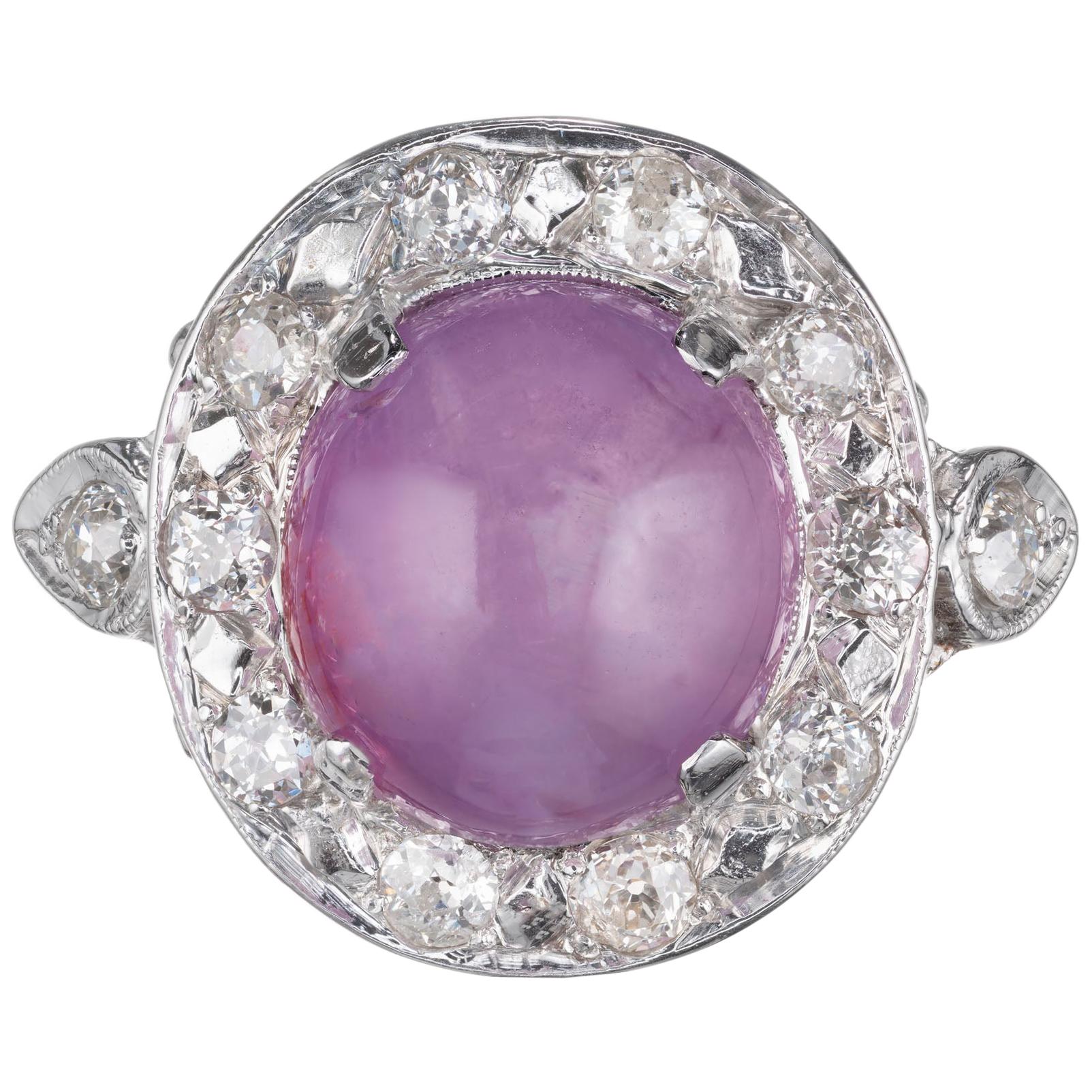 What is a pink star sapphire?