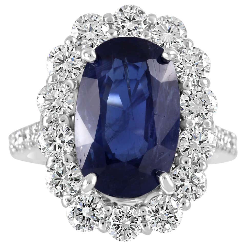 Antique Blue Sapphire Rings - 4,149 For Sale at 1stDibs