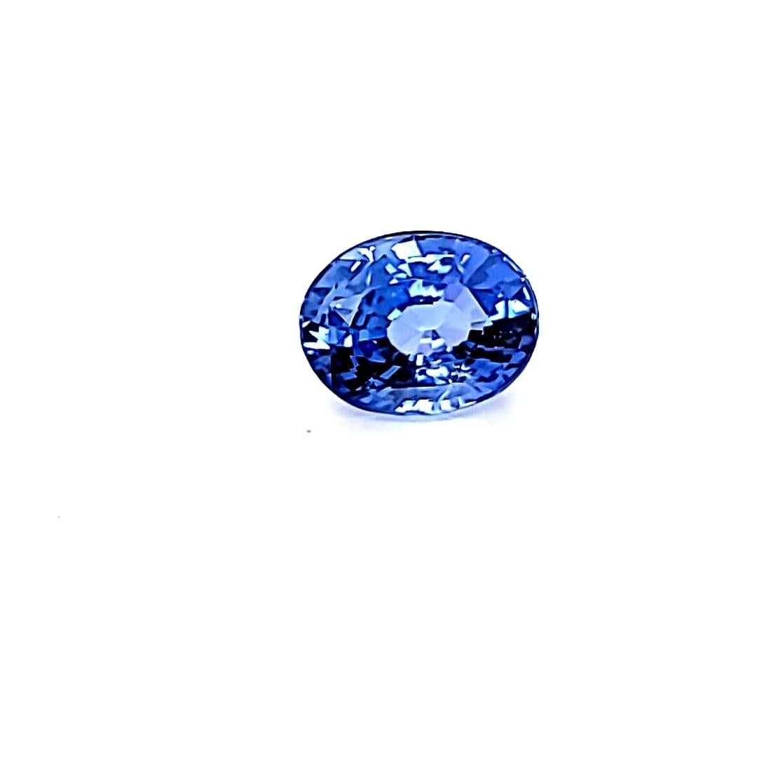 GIA Certified 7.96 carats Natural Oval Sapphire, certified UnHeated, of a medium blue color for those who prefer more vibrant, lighter, uplifting color, eye clean mineral
Design with us a unique, custom piece of jewelry art to wear on your important