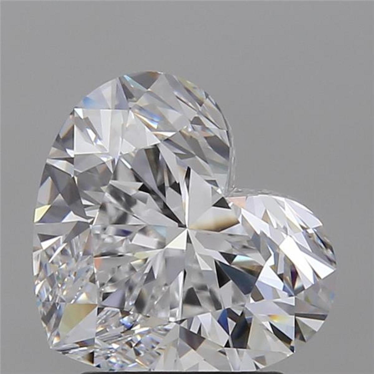 Ein exquisiter zertifizierter 8-Karat-Diamant in Herzform, völlig augenrein und voller Leben! 

Der Diamant wurde von GIA zertifiziert

gefasst in massivem Platin. Der Ring ist in der Größe veränderbar oder sogar anpassbar 
