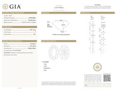 GIA Certified 8.01ct F SI1 Oval Diamond Loose or Set in Solitaire Ring