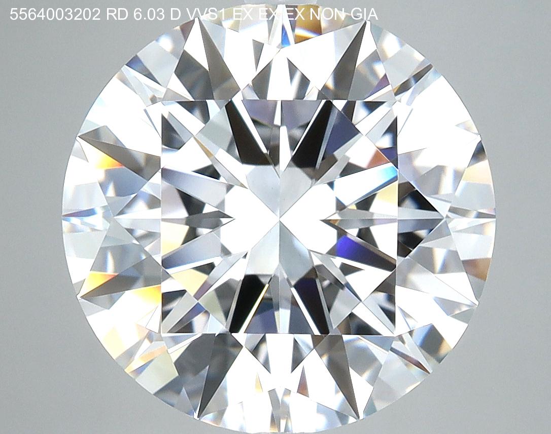 Round Cut GIA Certified 8.02 Carat Round Brilliant Cut Diamond  VVS2 Clarity  I Color For Sale