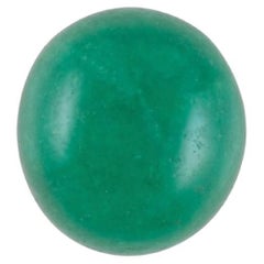 GIA Certified 80.32 Carat Oval Shape Natural Cabochon Emerald