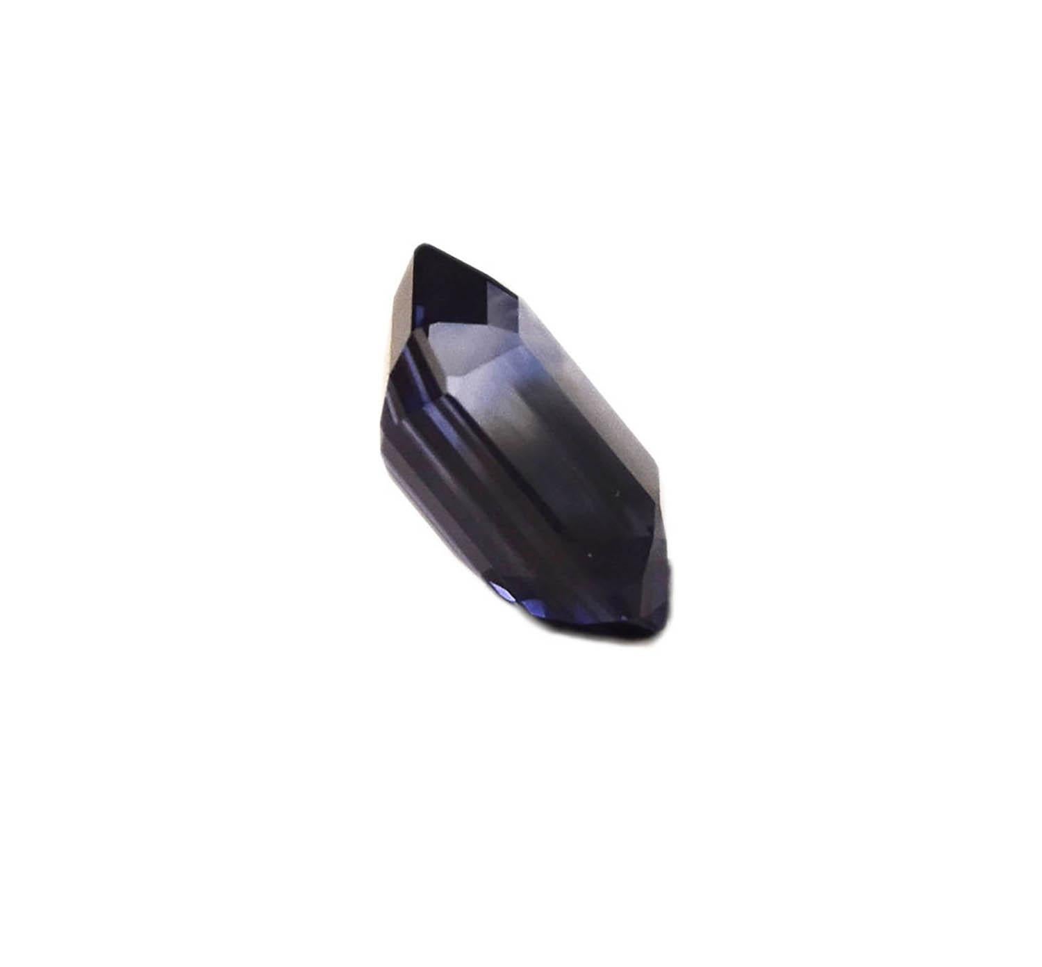 Carat Weight: Approx. 8.06 carat

Color: Blue

Transparency: Transparent

Provenance: Madagascar

Treatment: Heated

Shape and Cutting Style: Octagonal Step Cut 

Species: Natural Corundum

Report: GIA

Measurements: 12.82 x 9.08 x 6.55 mm 

Total
