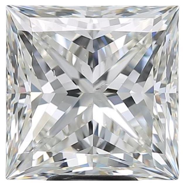 GIA Certified 8.08ct Princess Cut Diamond I SI1 Loose or Set Solitaire Ring For Sale