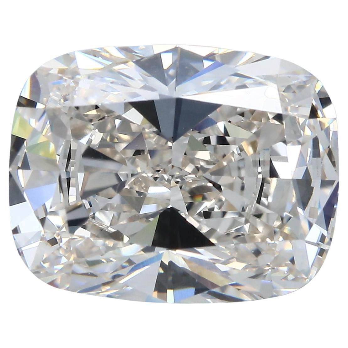 GIA Certified 8.15ct Cushion Diamond J IF Loose or Set in Solitaire Ring en vente