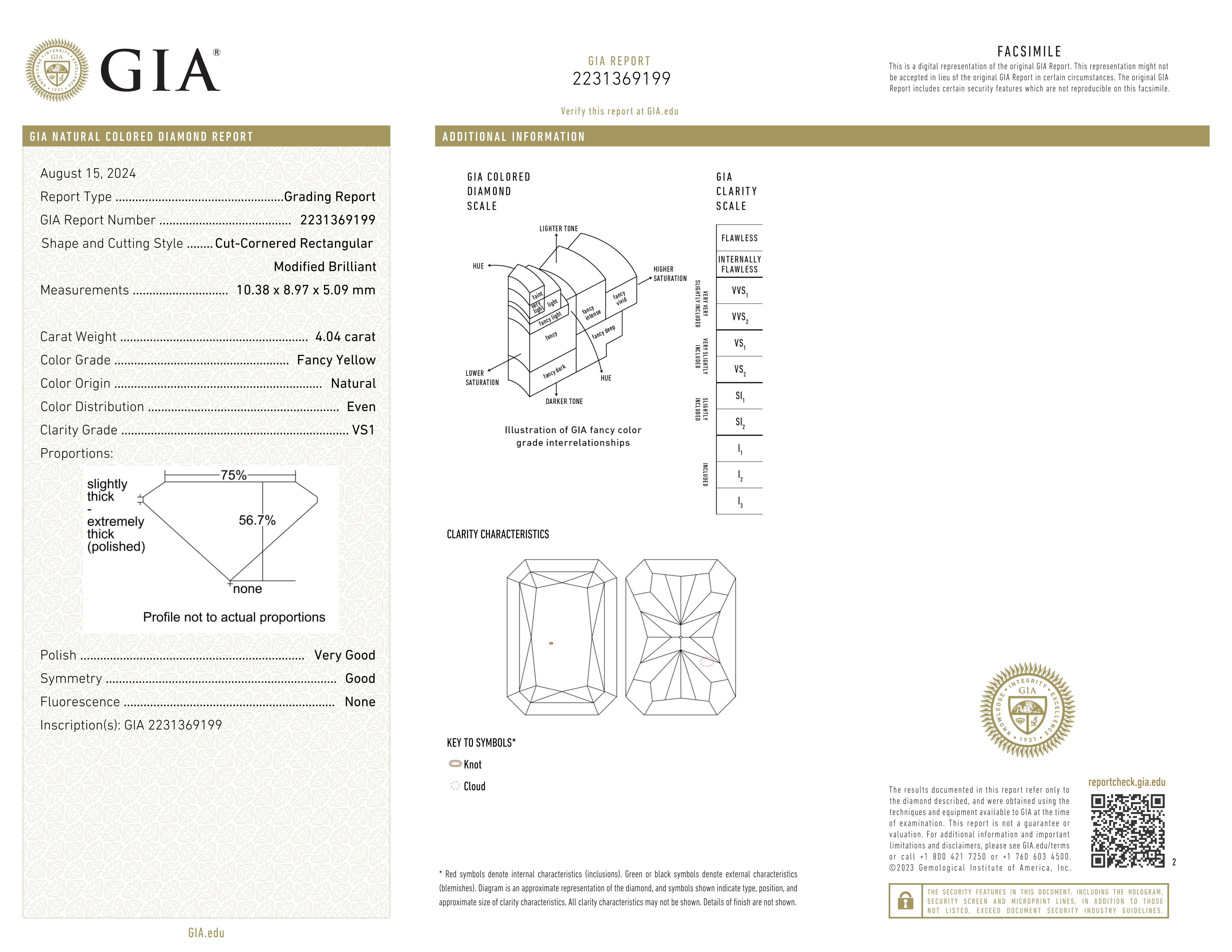 GIA zertifiziert 8,25 Karat Fancy Yellow Radiant Diamant 18K Gelbgold Ohrstecker im Zustand „Neu“ im Angebot in Chicago, IL