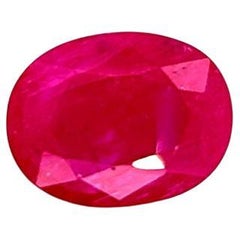 GIA Certified 8.25 Carat Oval Ruby